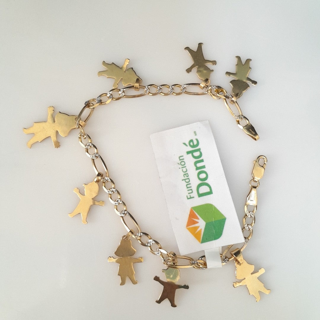 PULSERA. ORO. 10 K 9.1 GRMS (SEMINUEVO)