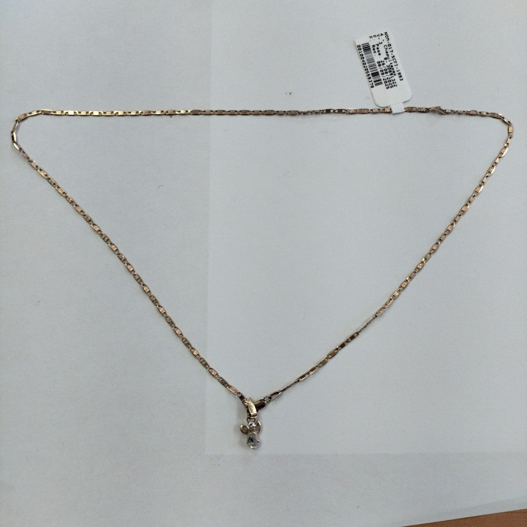 CADENA. ORO. 14 K 4.3 GRMS (SEMINUEVO)
