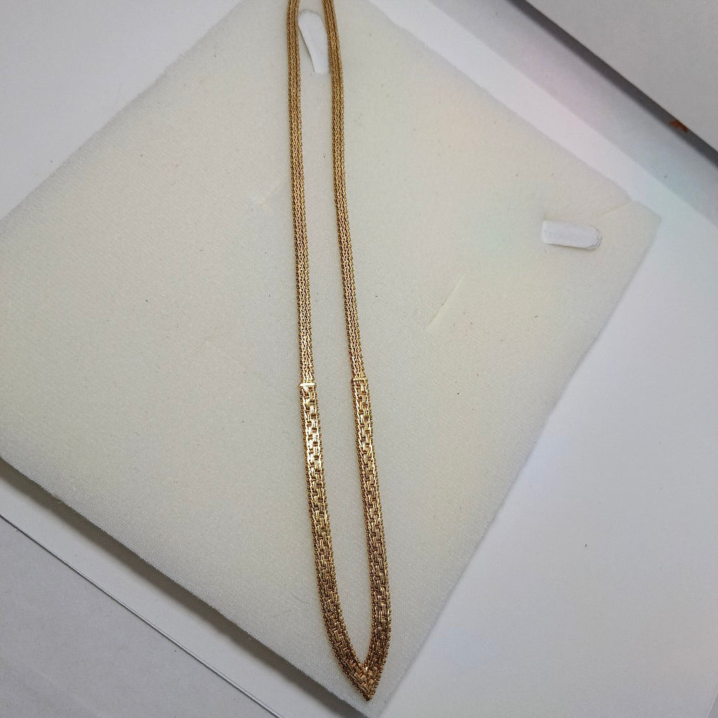 GARGANTILLA. ORO. 10 K 21.4 GRMS (SEMINUEVO)