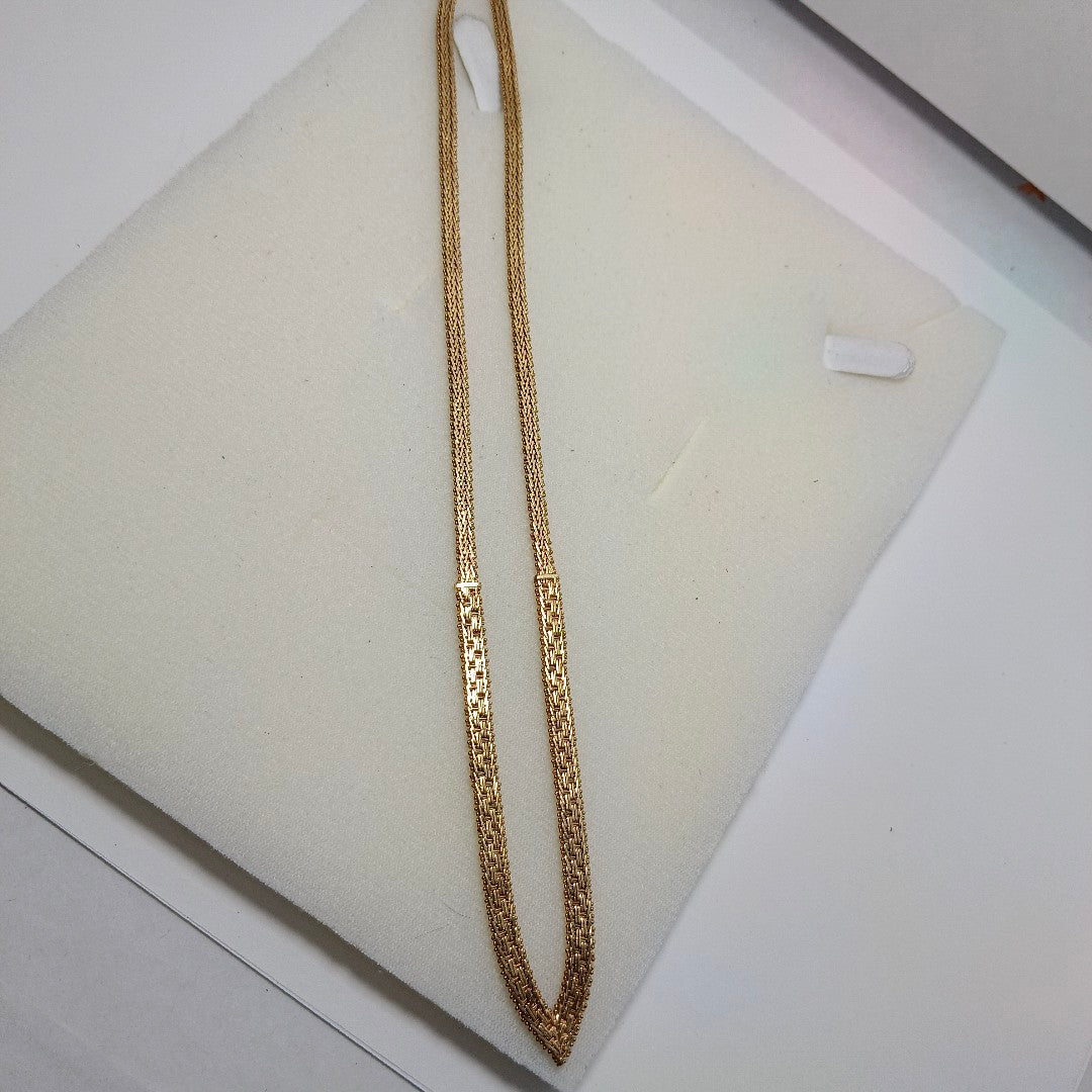 GARGANTILLA. ORO. 10 K 21.4 GRMS (SEMINUEVO)