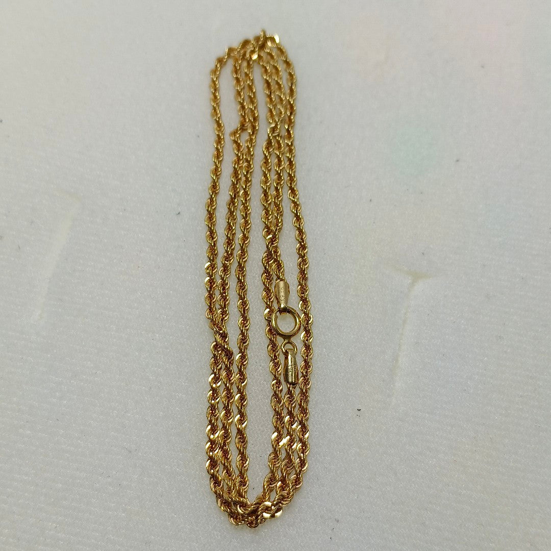 CADENA. ORO. 14 K 2.9 GRMS (SEMINUEVO)