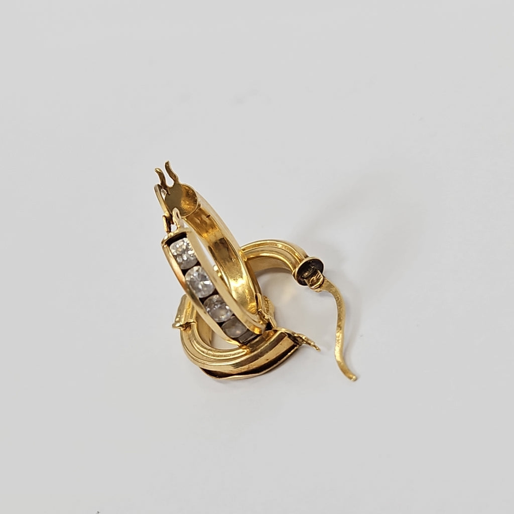ARRACADAS PAR ORO 14 K 5,00 GRMS (SEMINUEVO)