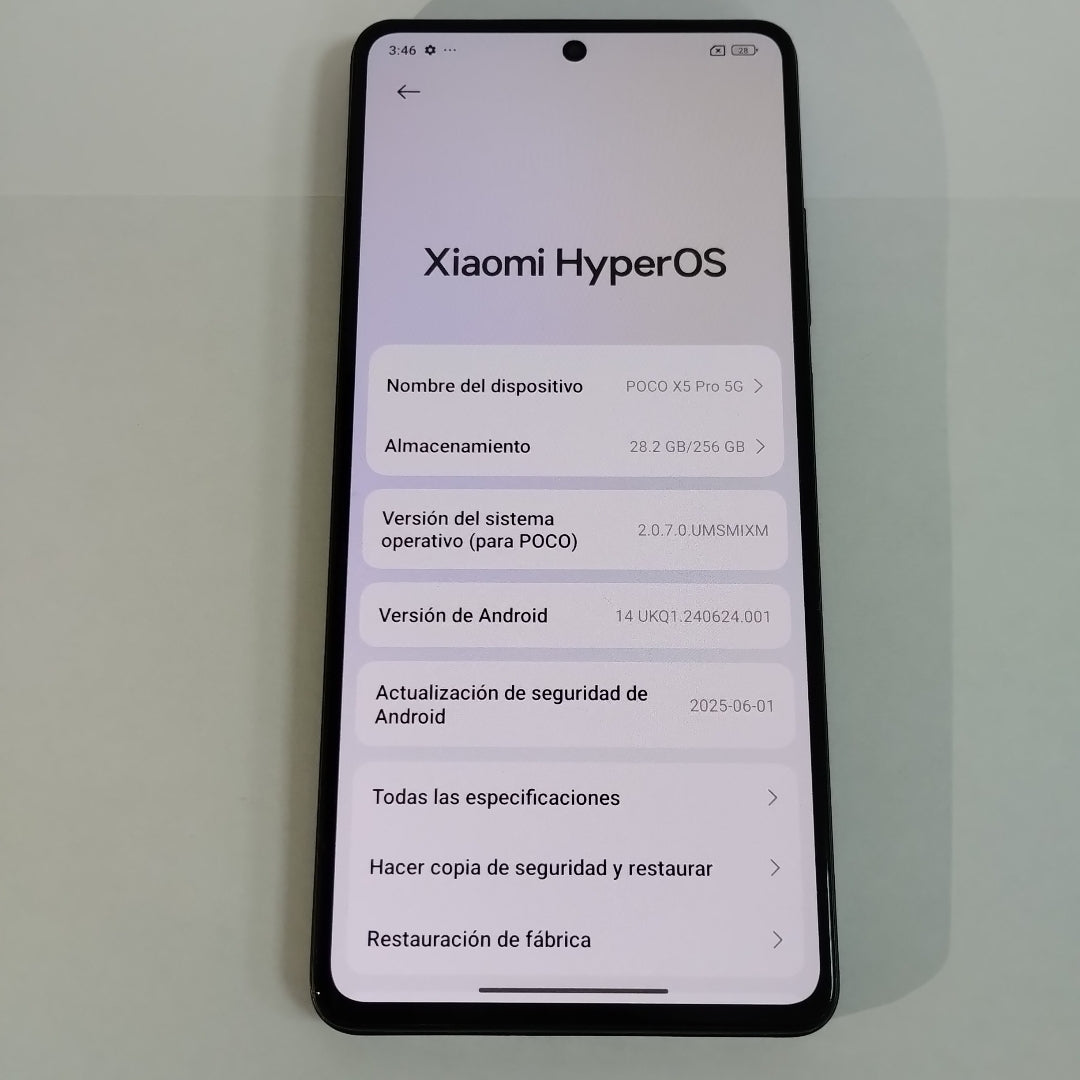 CELULAR XIAOMI POCO X5 PRO 22101320G (2023) 256 GB 12 GB RAM (SEMINUEVO)