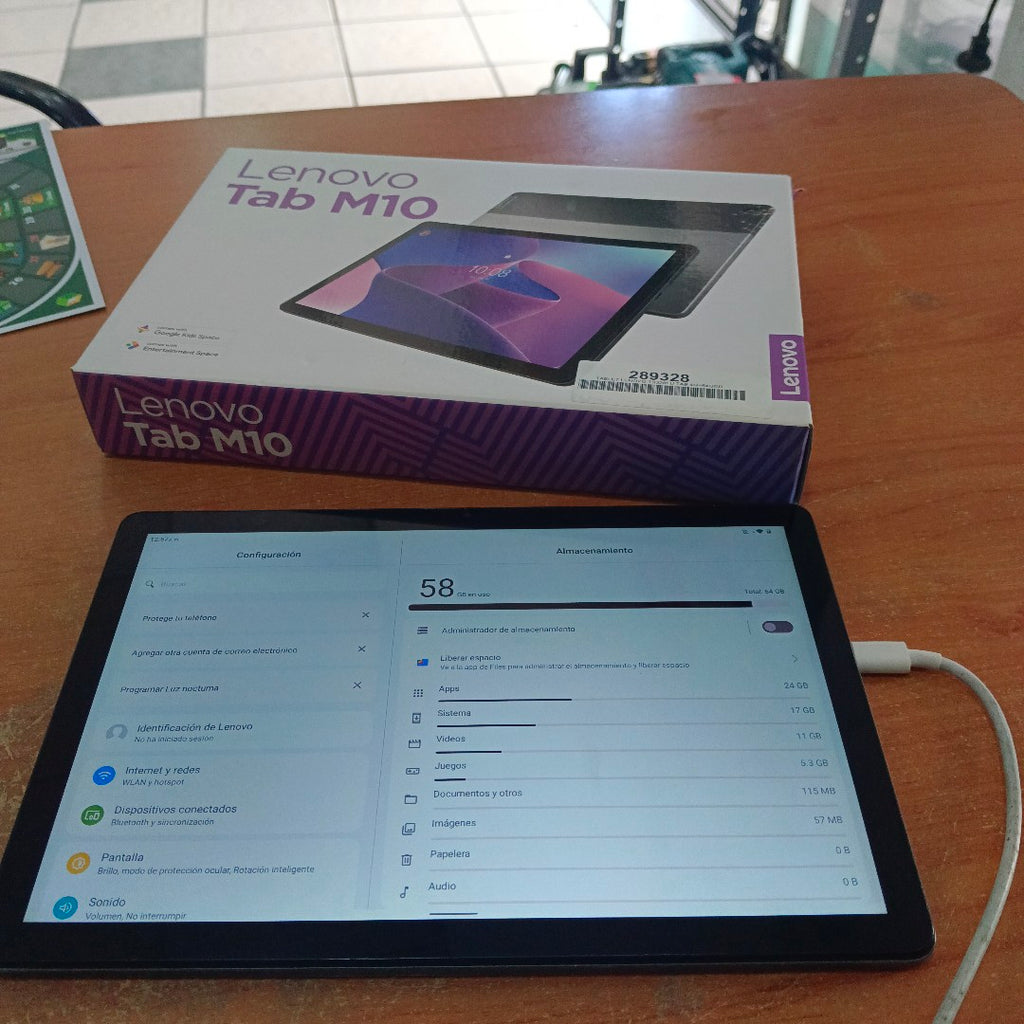 TABLETA LENOVO TAB M10 3 TB328FU 64 GB 4 GB RAM (SEMINUEVO)