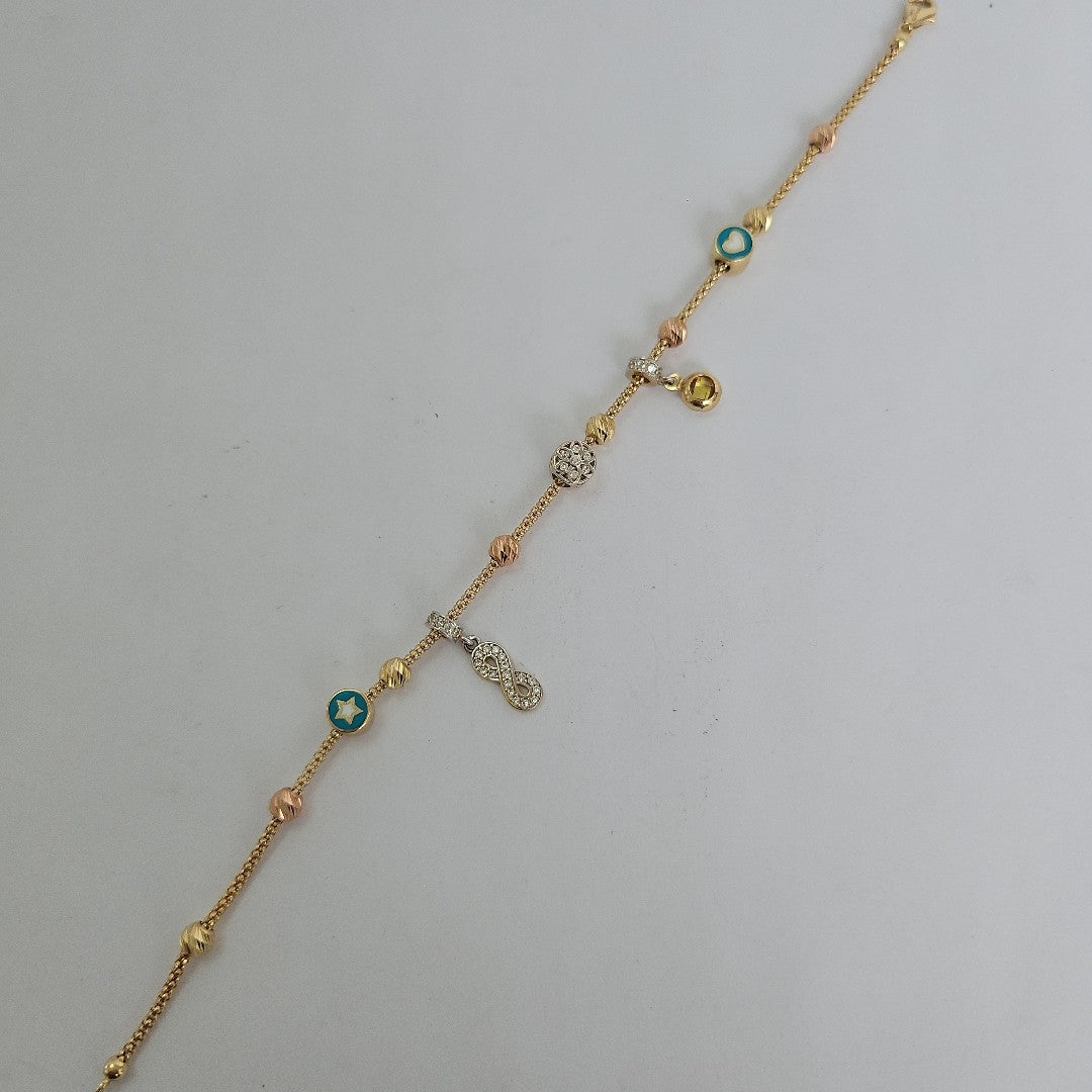 PULSERAS DAMA ORO 14K 5.3 (NUEVO)