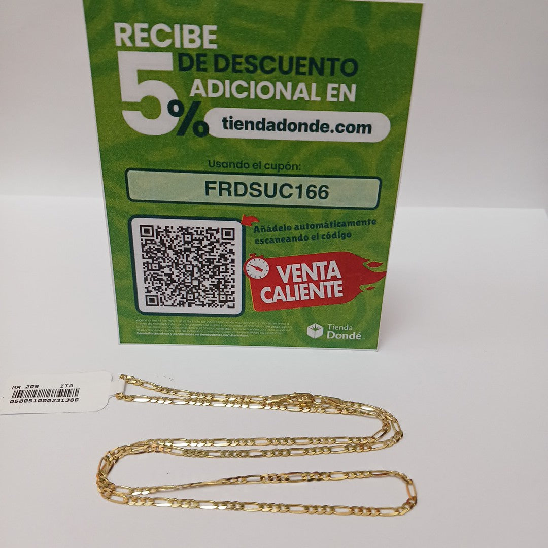 CADENAS CARTIER 3*1 AMARILLA ORO 14K 4.4 (NUEVO)