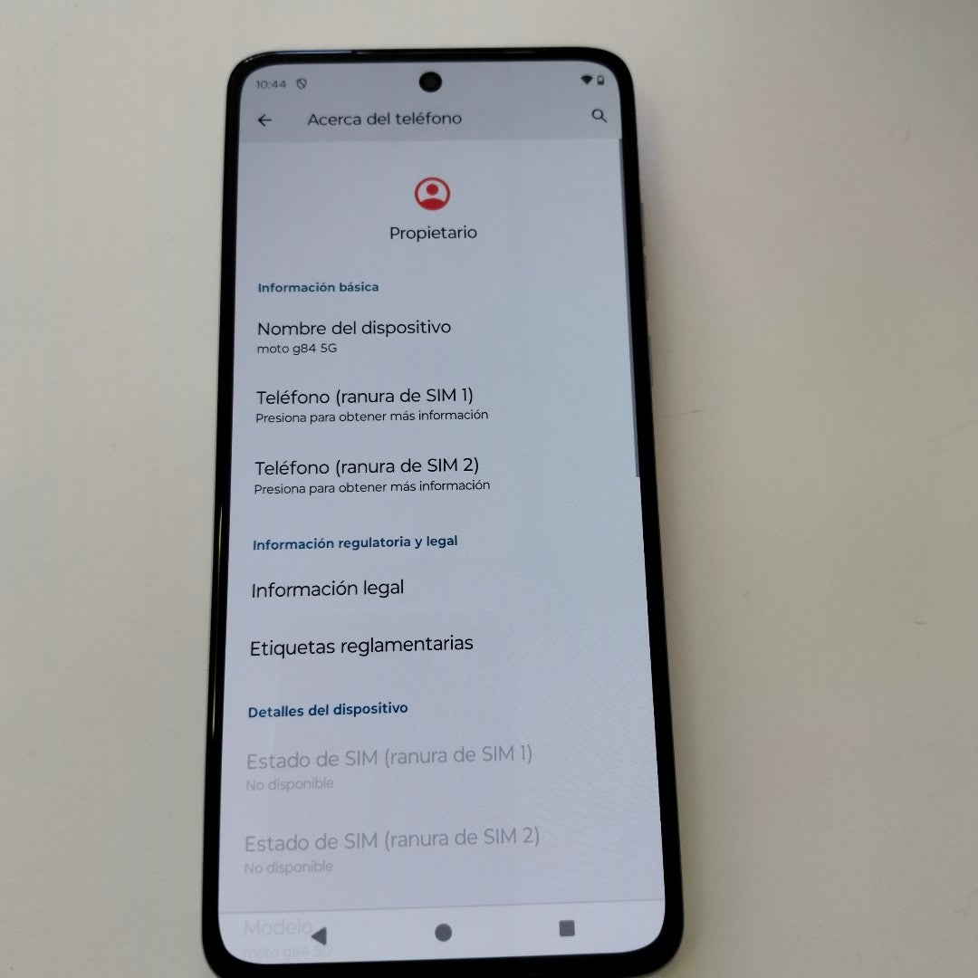 CELULAR MOTOROLA MOTO G84 XT2347-2 (2023) 256 GB 12 GB RAM (SEMINUEVO)