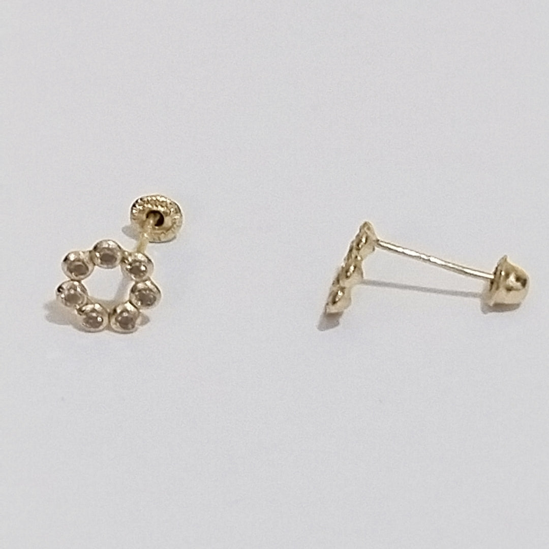 BROQUELES ORO 14K 1 (NUEVO)
