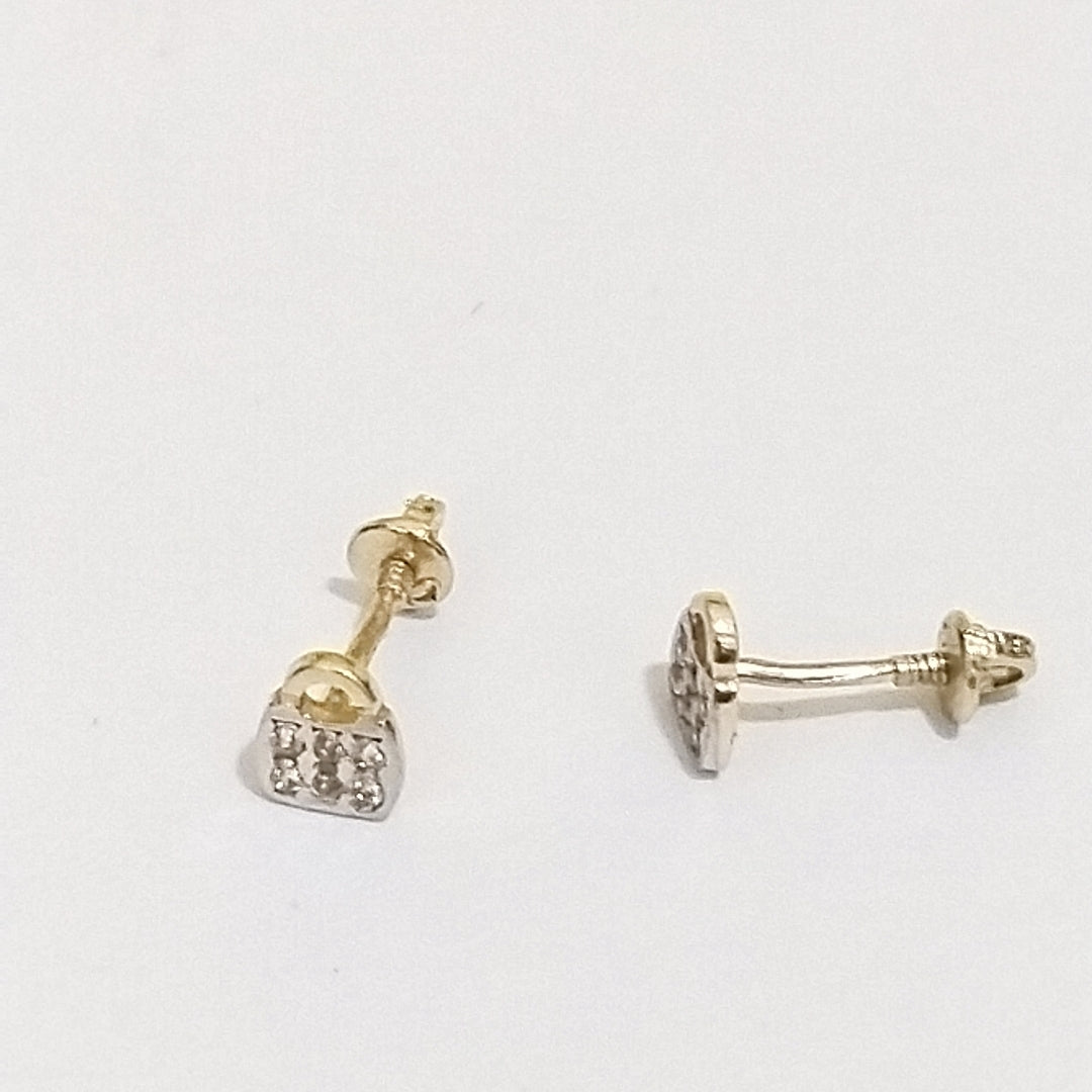 BROQUELES ORO 14K 1 (NUEVO)