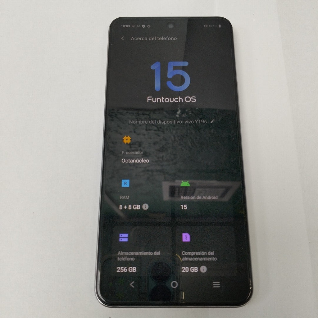 CELULAR VIVO Y19S V2419 (2024) 256 GB 8 GB RAM (SEMINUEVO)