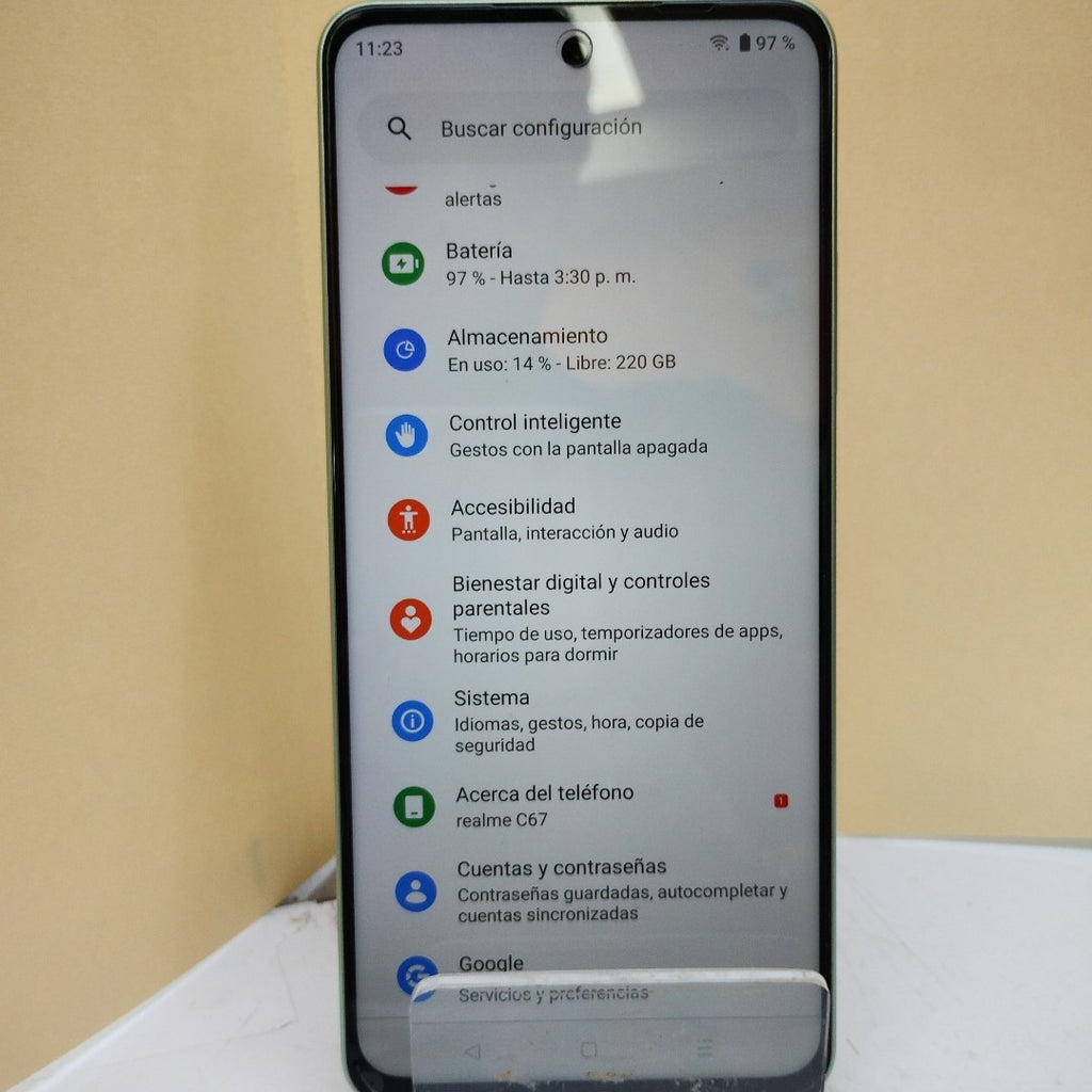CELULAR REALME C67 RMX3890 (2023) 256 GB 8 GB RAM (SEMINUEVO)