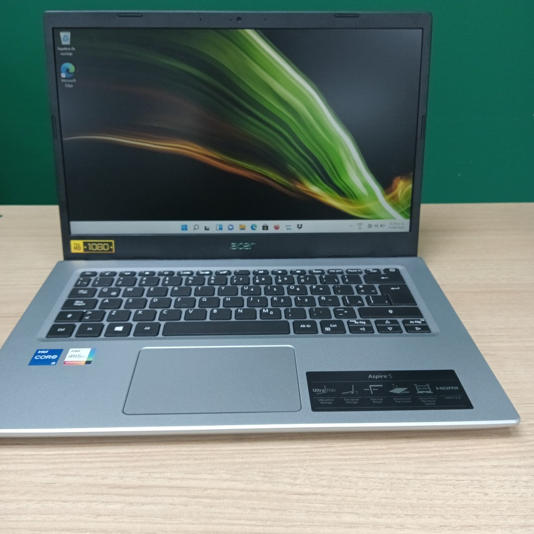 LAPTOP ACER ASPIRE 5 A514-54-54GT (2022) 1 TB + 256 GB SSD 8 GB RAM (SEMINUEVO)
