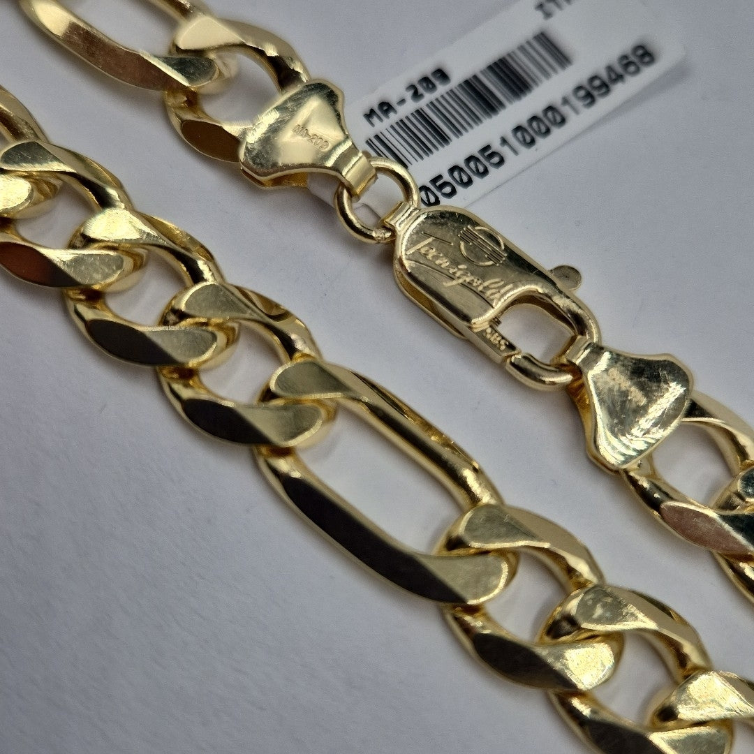CADENAS CARTIER 3*1 AMARILLA ORO 14K 73 (NUEVO)