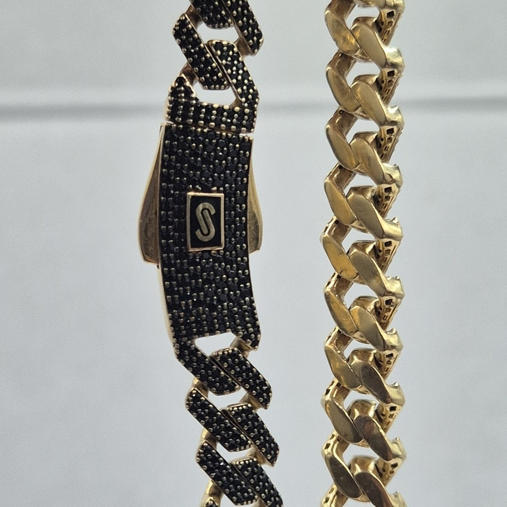 CADENA MONACO ORO 14K 56.6 (NUEVO)