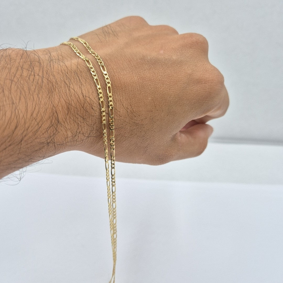 CADENAS CARTIER 3*1 AMARILLA ORO 14K 4.6 (NUEVO)