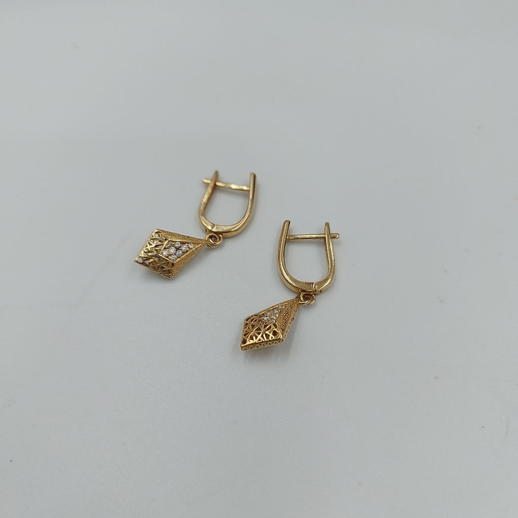 BROQUELES ORO 14K 2.9 (NUEVO)