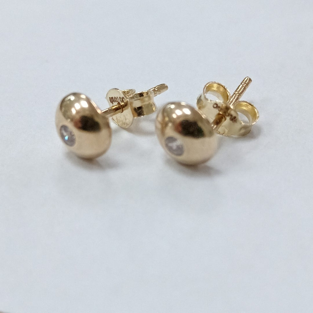 BROQUELES ORO 14K 0.9 (NUEVO)