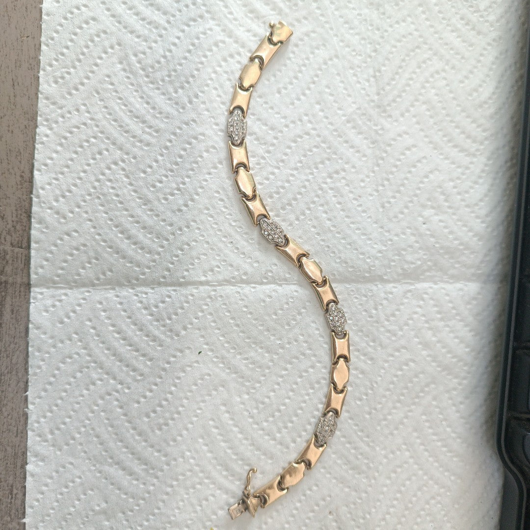 PULSERA ORO 14 K 13,00 GRMS (SEMINUEVO)