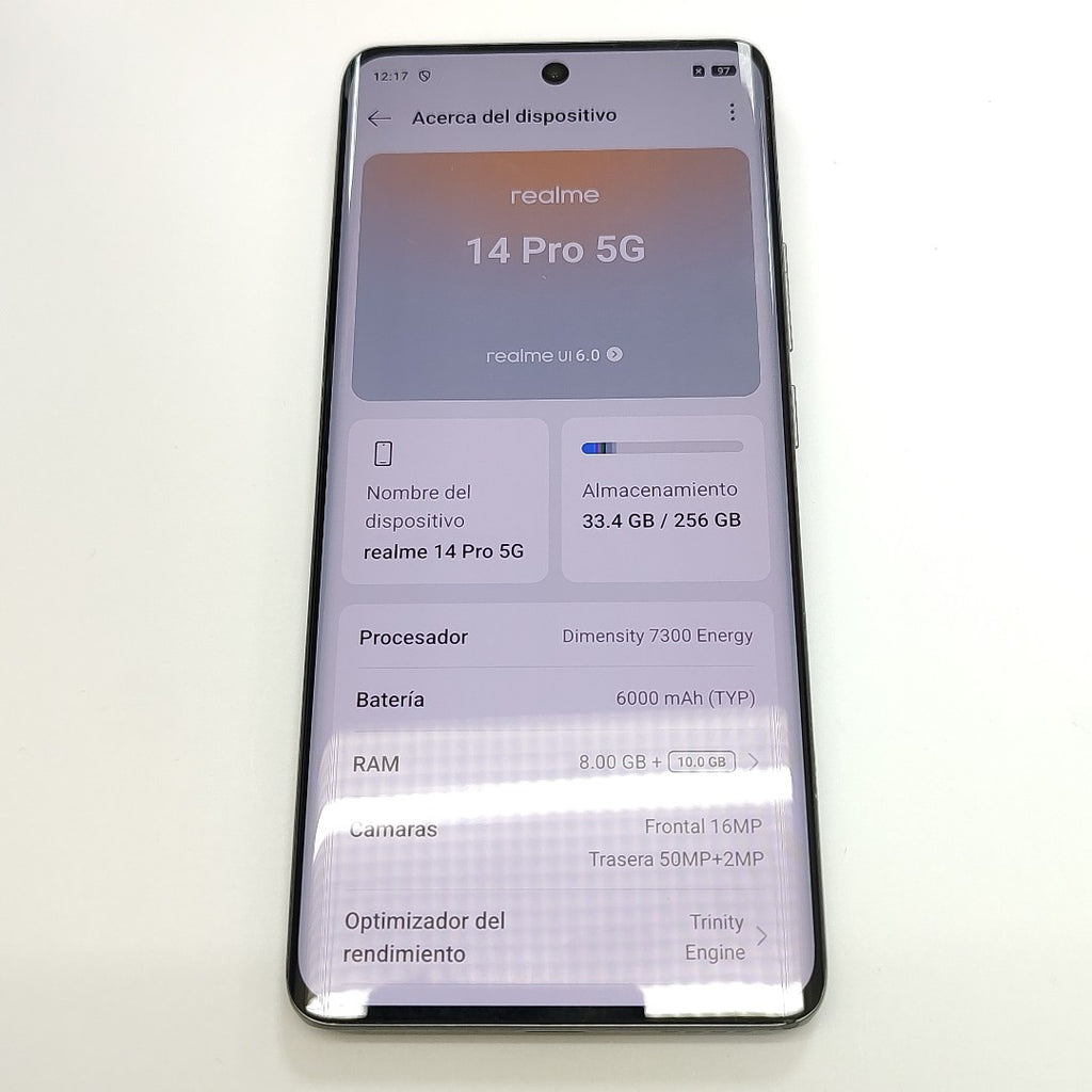 CELULAR REALME 14 PRO 5G RMX5056 (2025) 256 GB 8 GB RAM (SEMINUEVO)