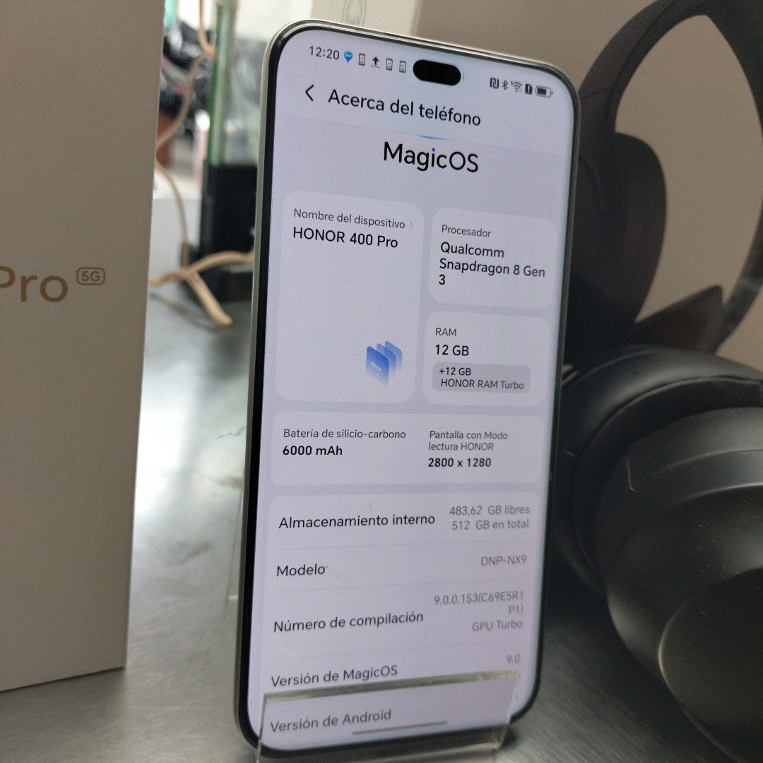 CELULAR HONOR 400 PRO DNP-NX9 (2025) 512 GB 12 GB RAM (SEMINUEVO)