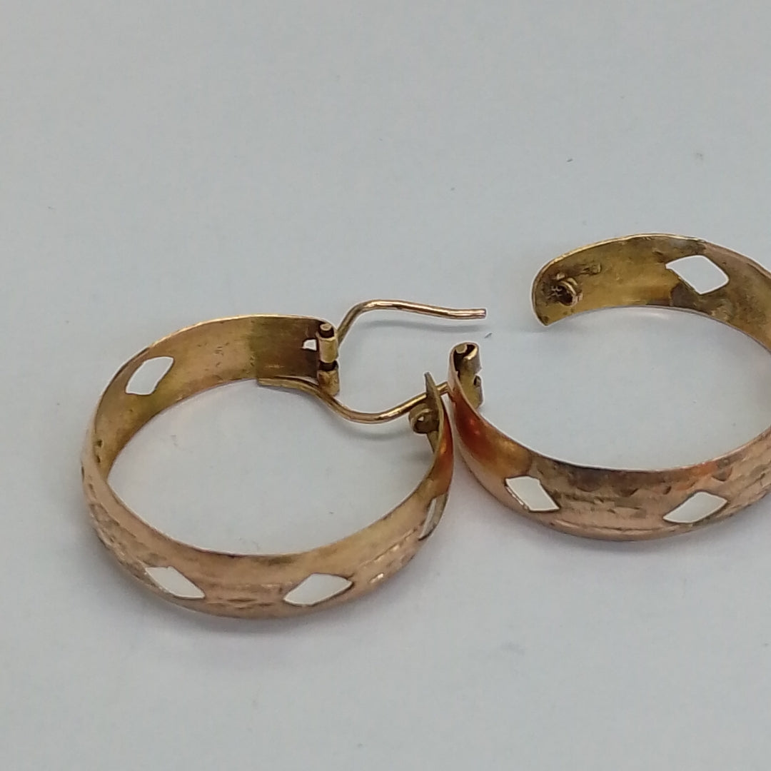 ARRACADAS PAR ORO 10 K 3,40 GRMS (SEMINUEVO)