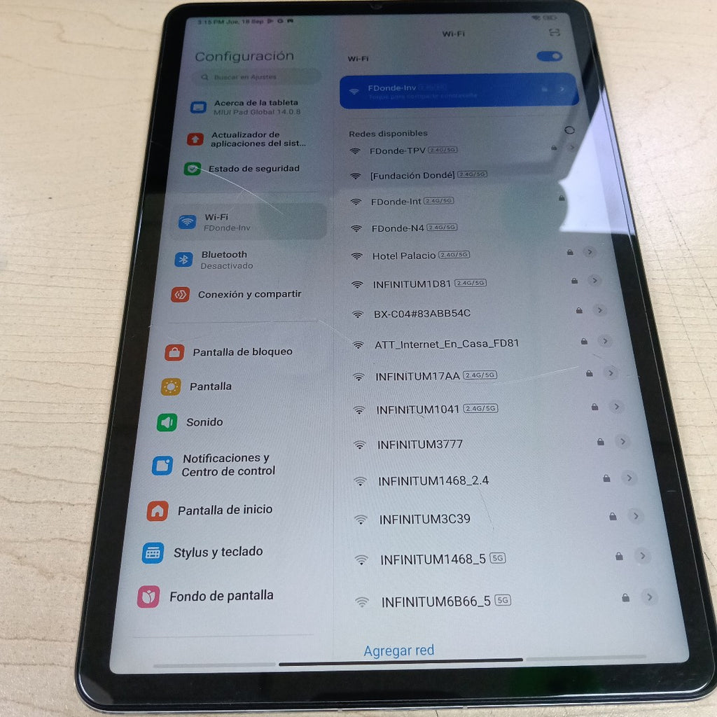 TABLETA XIAOMI PAD 5 21051182G 256 GB 6 GB RAM (SEMINUEVO)