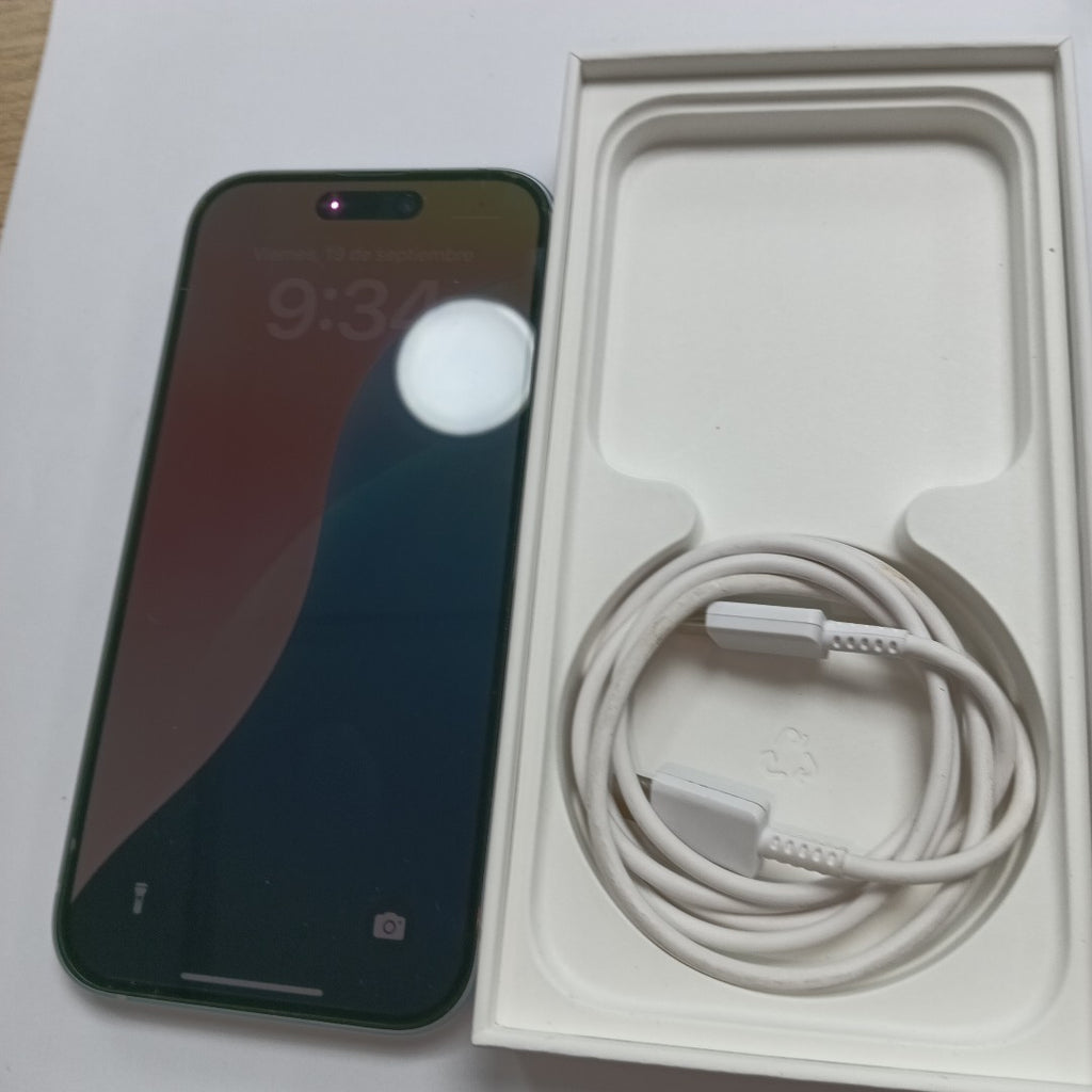 CELULAR APPLE IPHONE 15 A3089 (2023) 128 GB 6 GB RAM (SEMINUEVO)