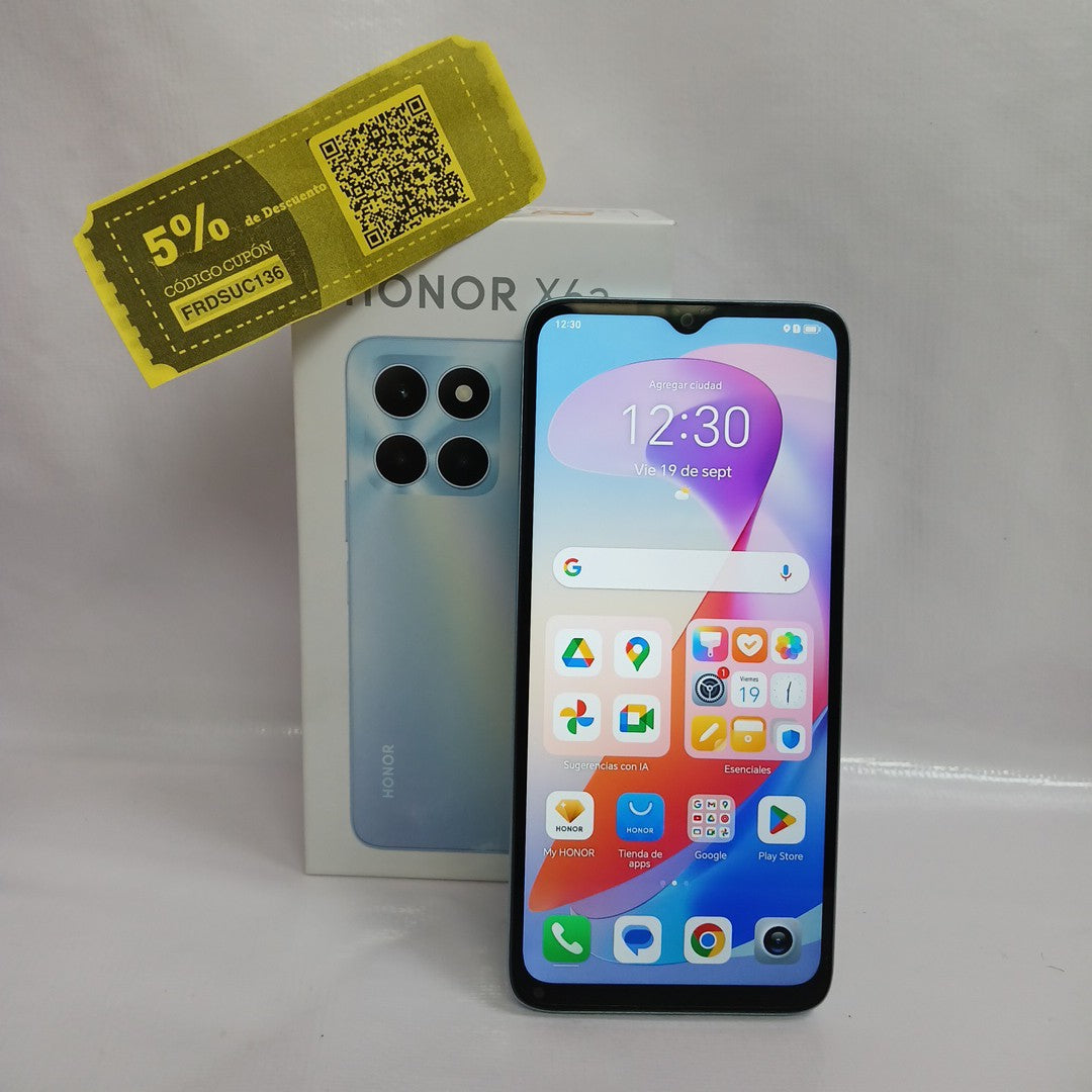 CELULAR HONOR X6A WDY-LX3 (2023) 128 GB 4 GB RAM (SEMINUEVO)