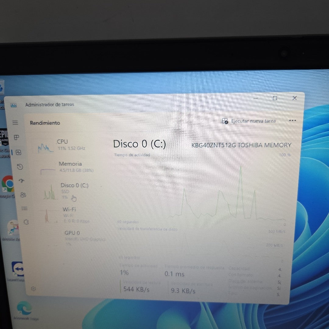 LAPTOP LENOVO IDEAPAD 3 15IML05 (2022) 512 GB SSD 12 GB RAM (SEMINUEVO)