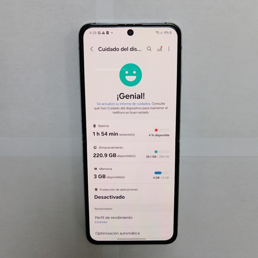 CELULAR SAMSUNG GALAXY Z FLIP 5 SM-F731B (2023) 256 GB 8 GB RAM (SEMINUEVO)