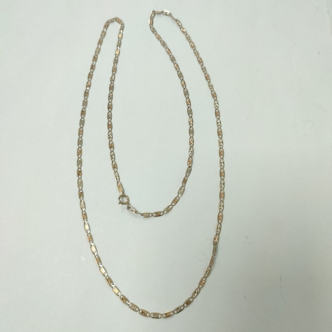 CADENA ORO,ORO PLATINO 10 K 4,40 GRMS (SEMINUEVO)