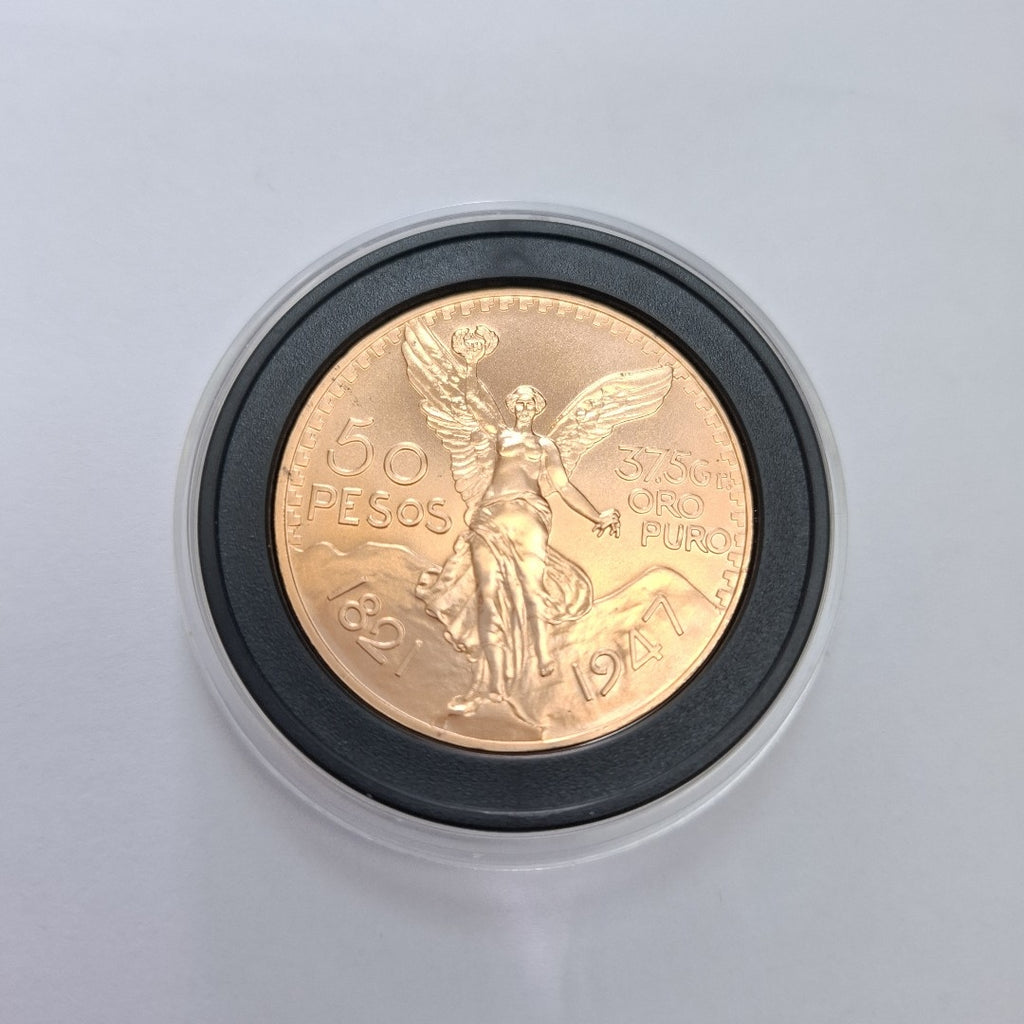 K1 41,60 GRMS - DTO. 0,00 GRMS - 21 K - AVALÚO 79534,21 * IDENTIFICACIÓN MONEDA NOMINATIVA * MONEDAS PESOS 50 PESOS (SEMINUEVO)
