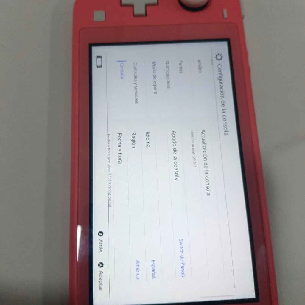 CONSOLA DE VIDEOJUEGO NINTENDO SWITCH LITE 32 GB (SEMINUEVO)
