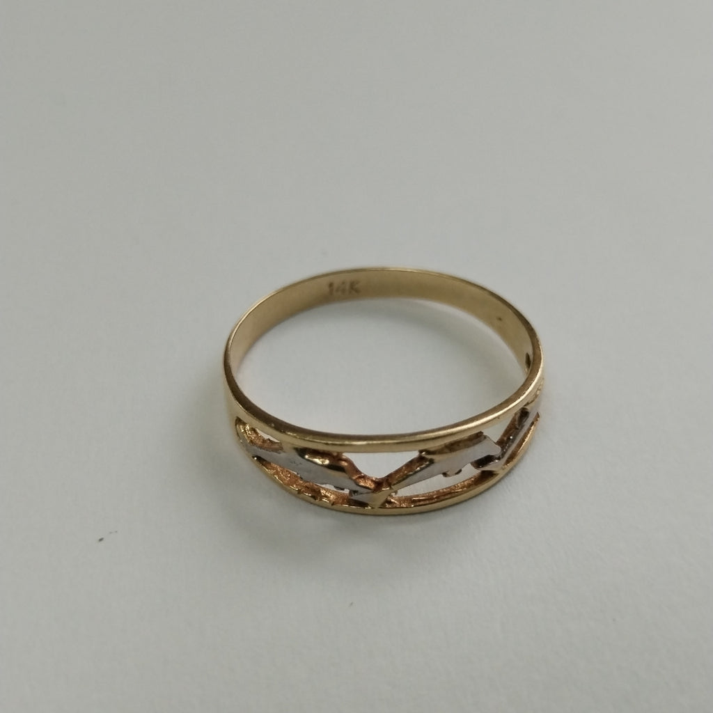 ANILLITO ORO,RODIADO 14 K 1,50 GRMS (SEMINUEVO)