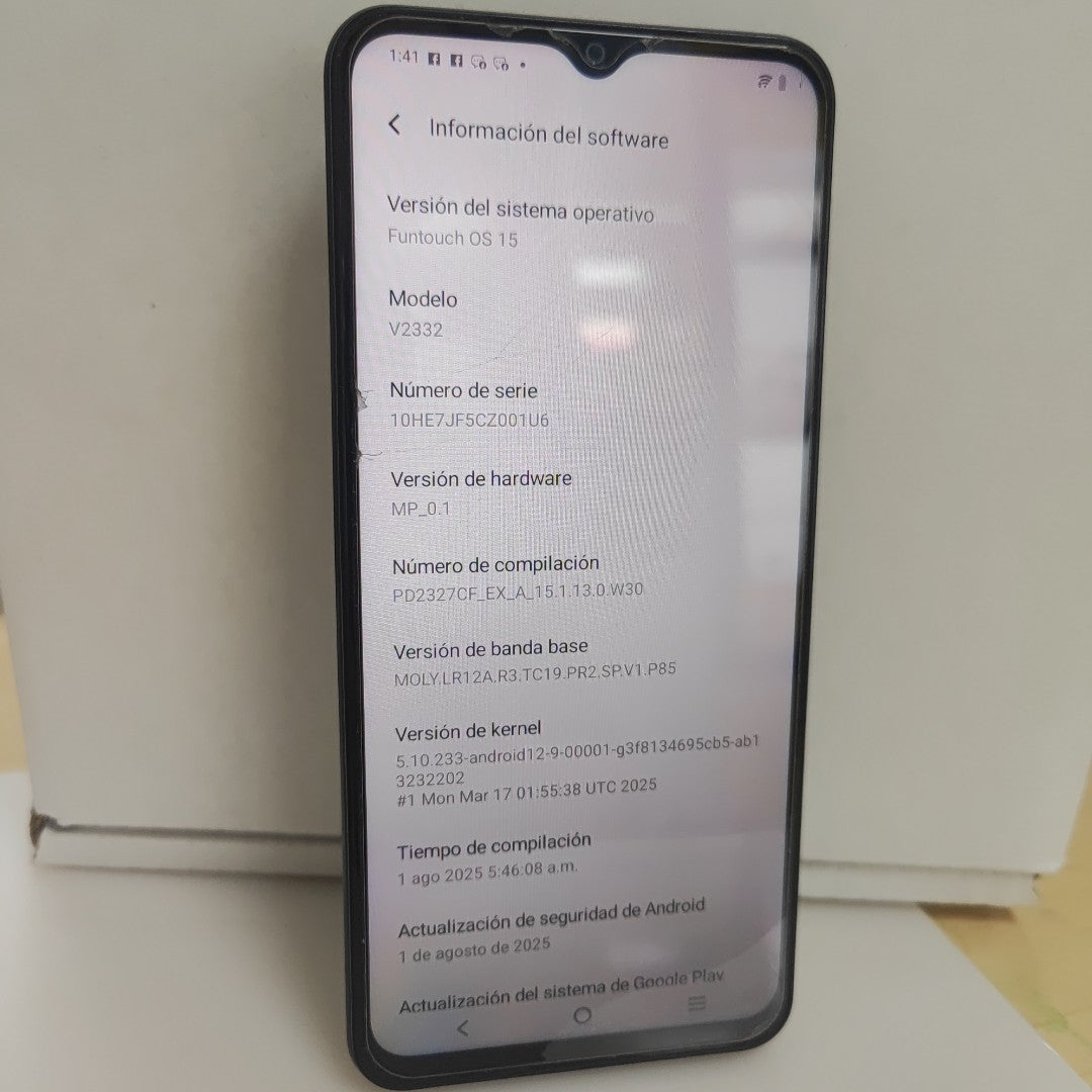 CELULAR VIVO Y03 V2332 (2024) 128 GB 4 GB RAM (SEMINUEVO)
