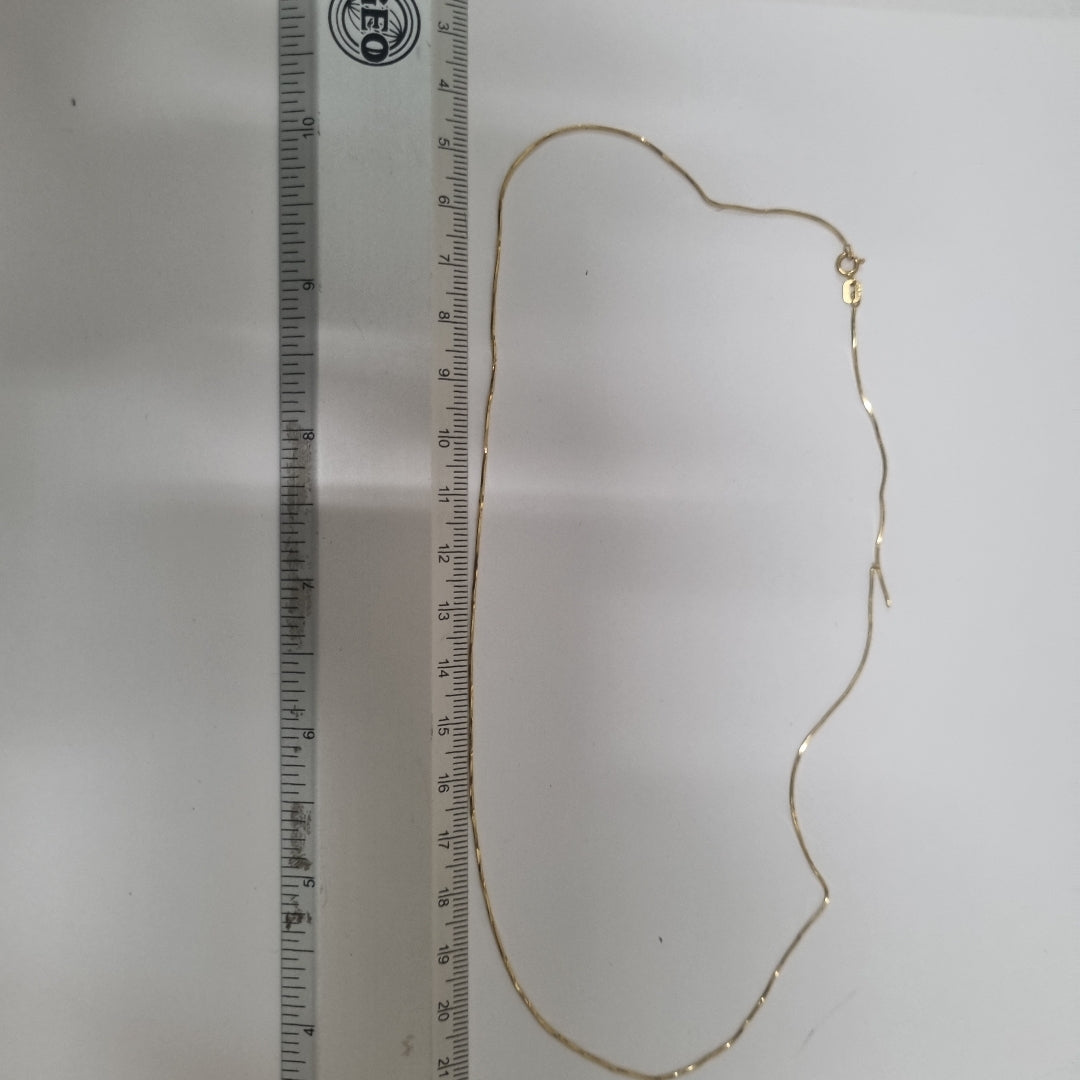 CADENA. ORO. 18 K 2.2 GRMS (SEMINUEVO)