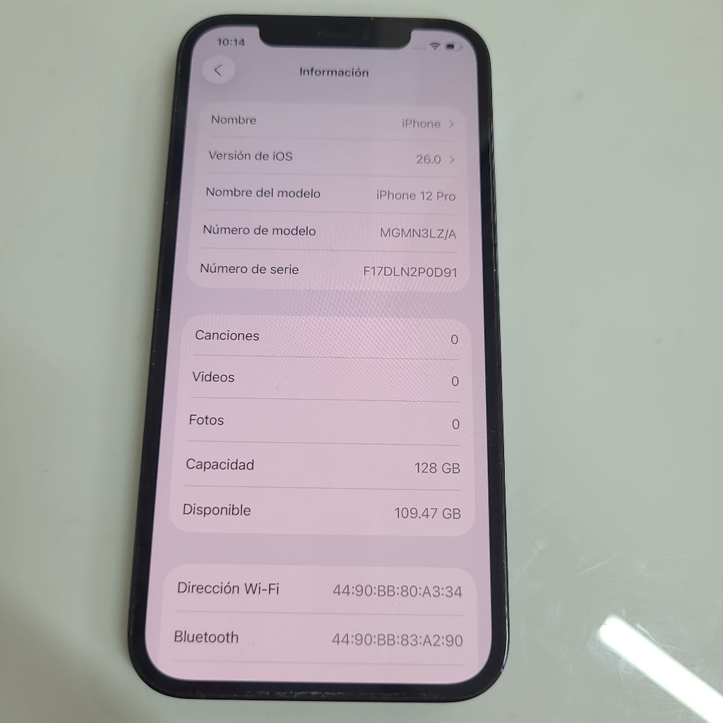 CELULAR APPLE IPHONE 12 PRO A2407 128 GB 6 GB RAM