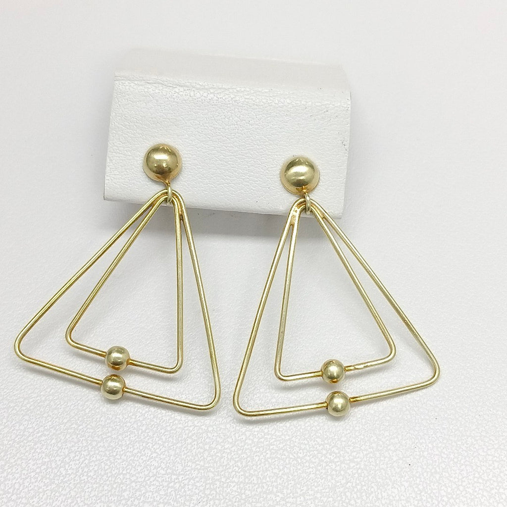 BROQUELES PAR ORO 14 K 3,40 GRMS (SEMINUEVO)