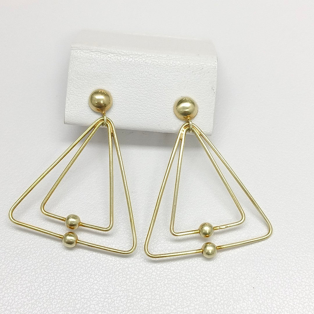 BROQUELES PAR ORO 14 K 3,40 GRMS (SEMINUEVO)