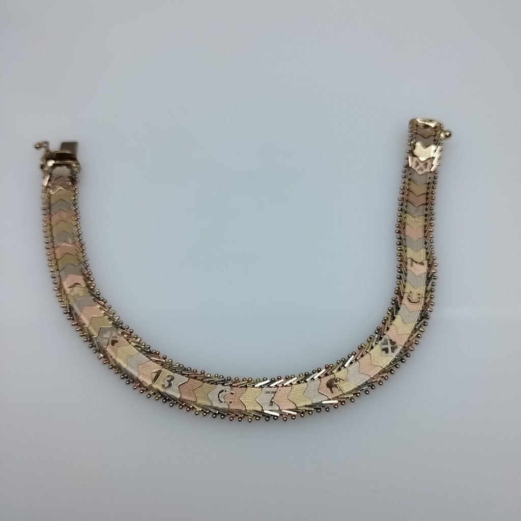 PULSERA. ORO. 14 K 9.3 GRMS (SEMINUEVO)