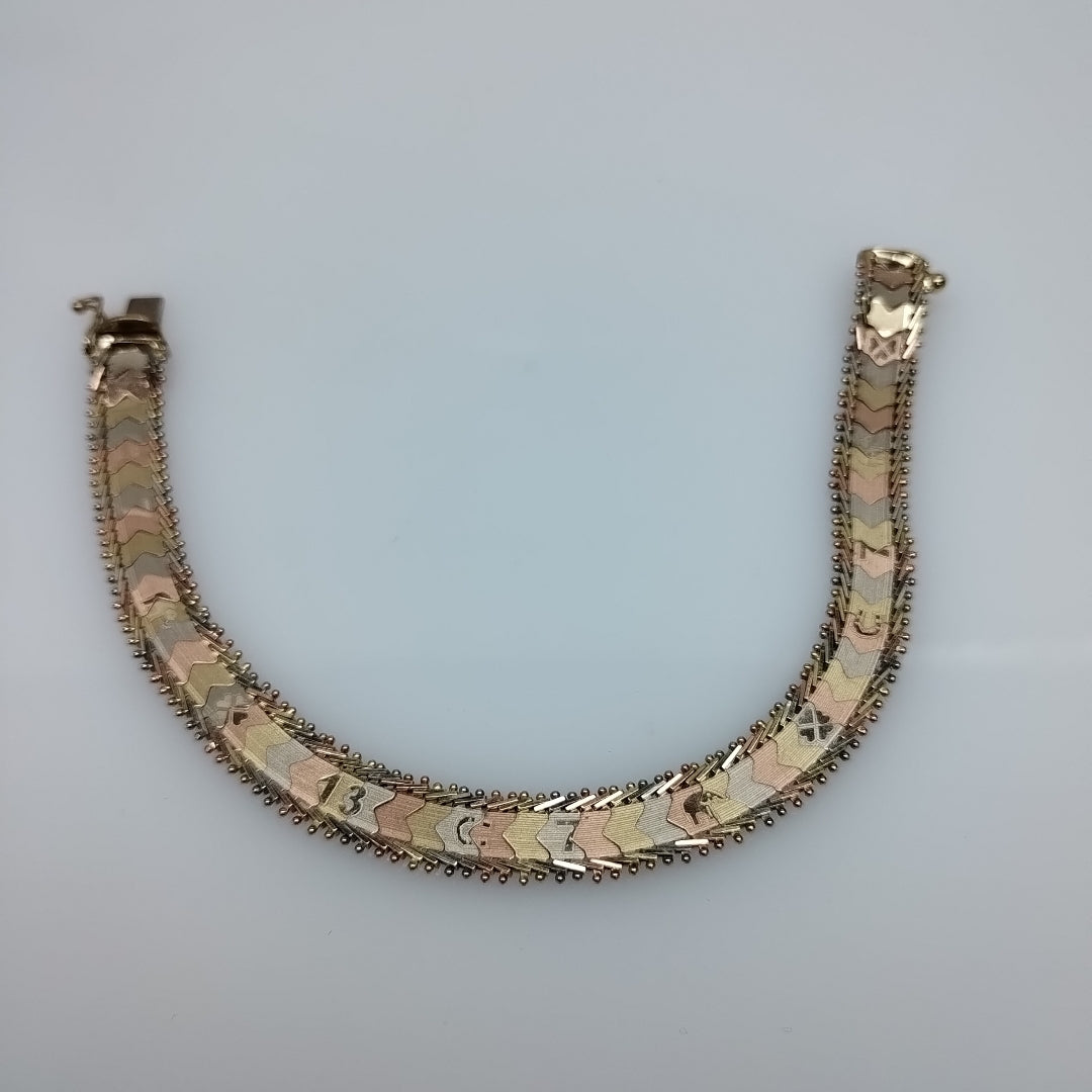 PULSERA. ORO. 14 K 9.3 GRMS (SEMINUEVO)