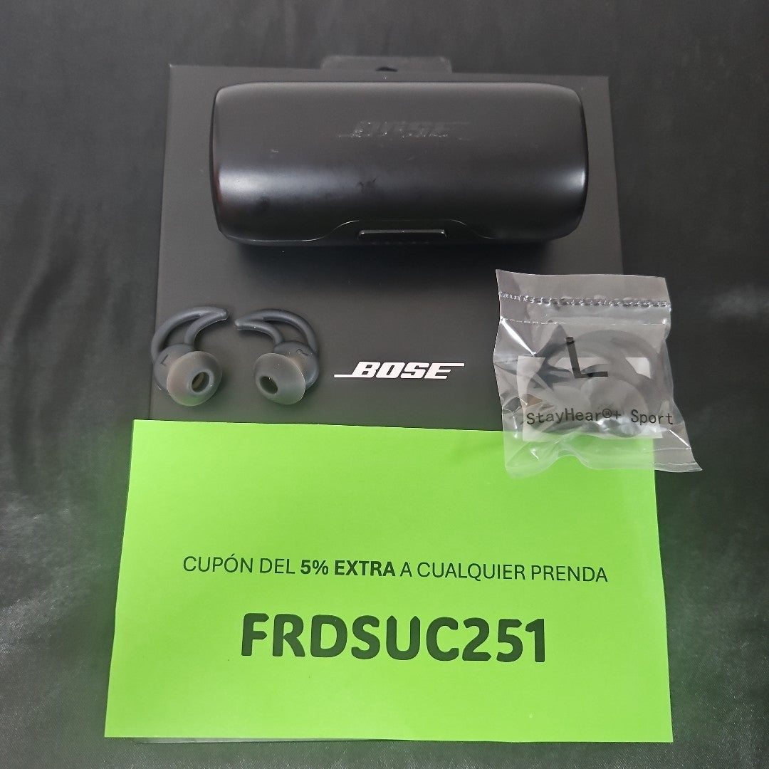 AUDIFONOS BOSE SOUNDSPORT FREE DEPORTIVOS                                                                                           INALAMBRICOS                                                                                         (SEMINUEVO)