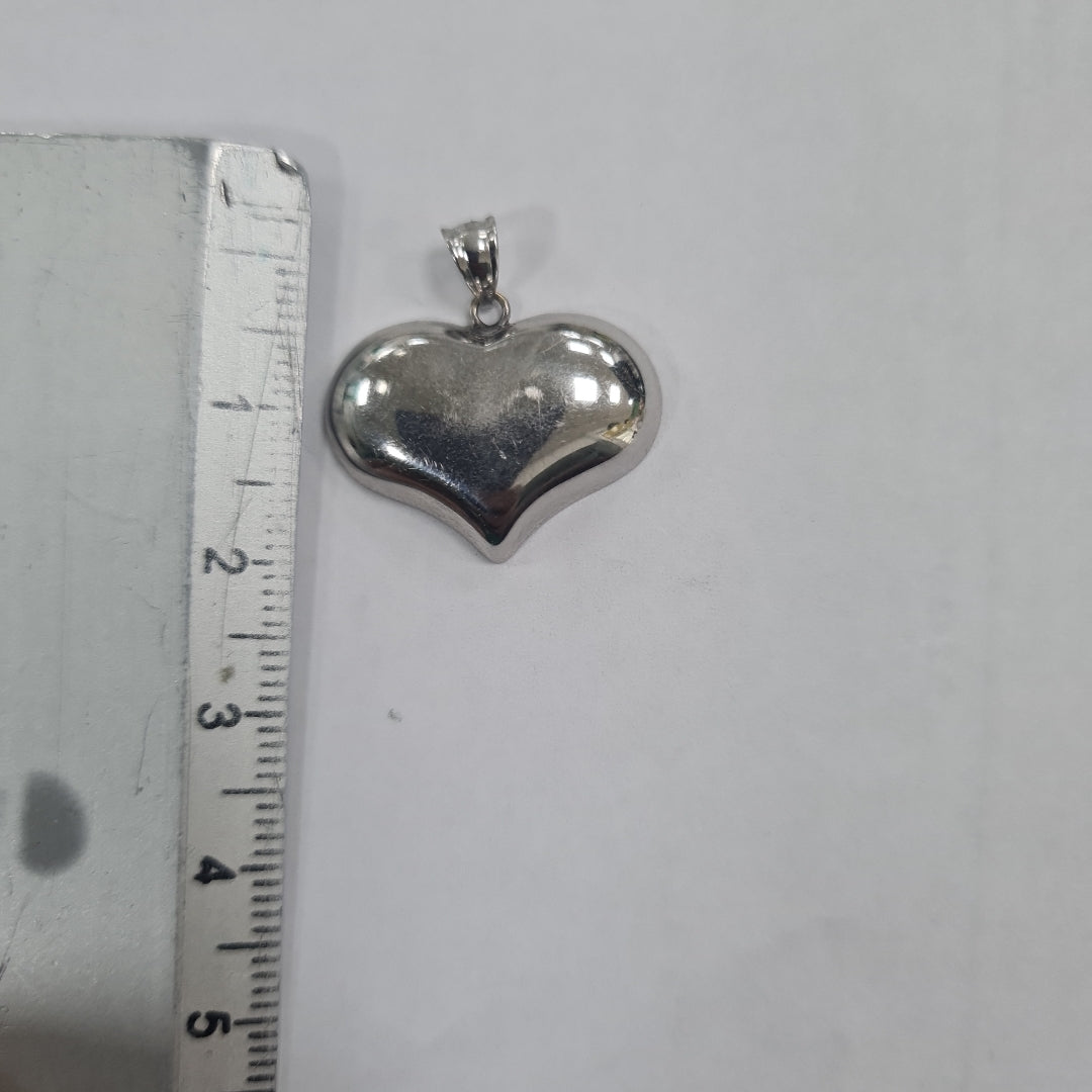 10023DIJ00000B1422 FRD12 DIJE DE MEDIO CORAZON INFLADO O/B ORO 14K 1.6GRS (NUEVO)