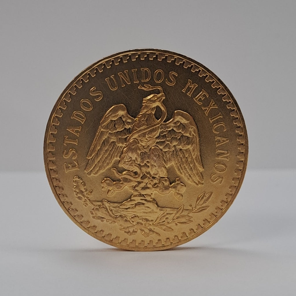 K1 41,60 GRMS - DTO. 0,00 GRMS - 21 K - AVALÚO 79534,21 * IDENTIFICACIÓN MONEDA NOMINATIVA * MONEDAS PESOS 50 PESOS (SEMINUEVO)