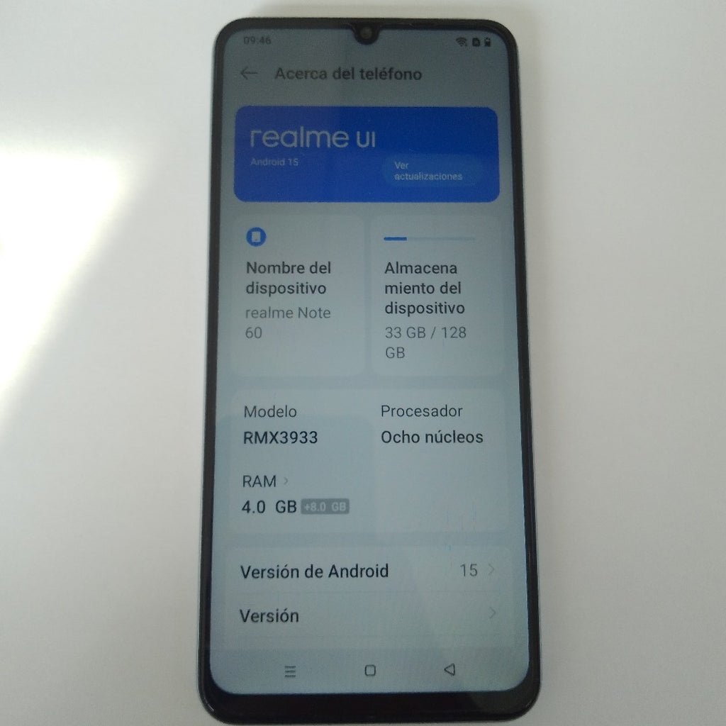 CELULAR REALME REALME NOTE 60-RMX3933(2023) 128 GB 4 GB RAM (SEMINUEVO)