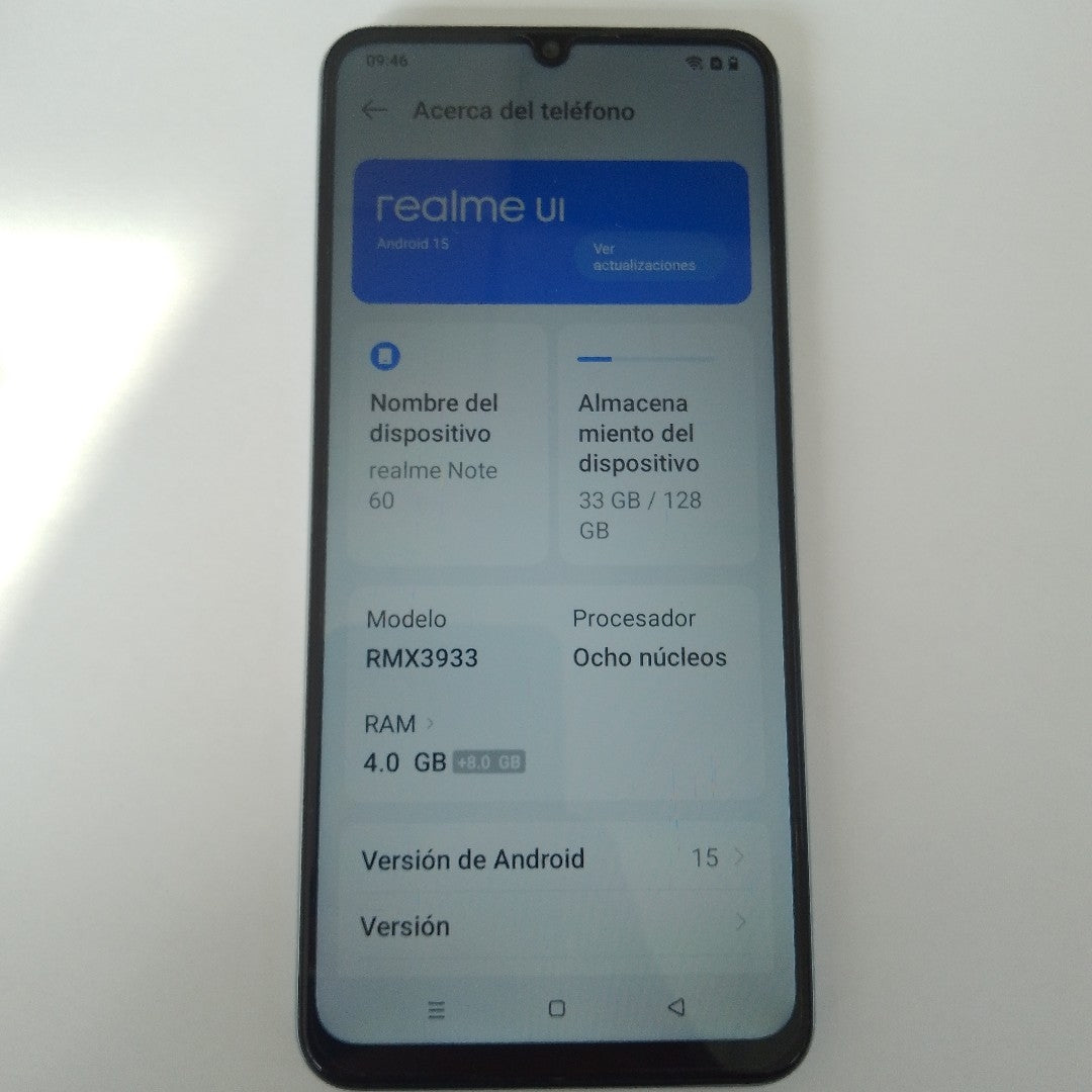 CELULAR REALME REALME NOTE 60-RMX3933(2023) 128 GB 4 GB RAM (SEMINUEVO)