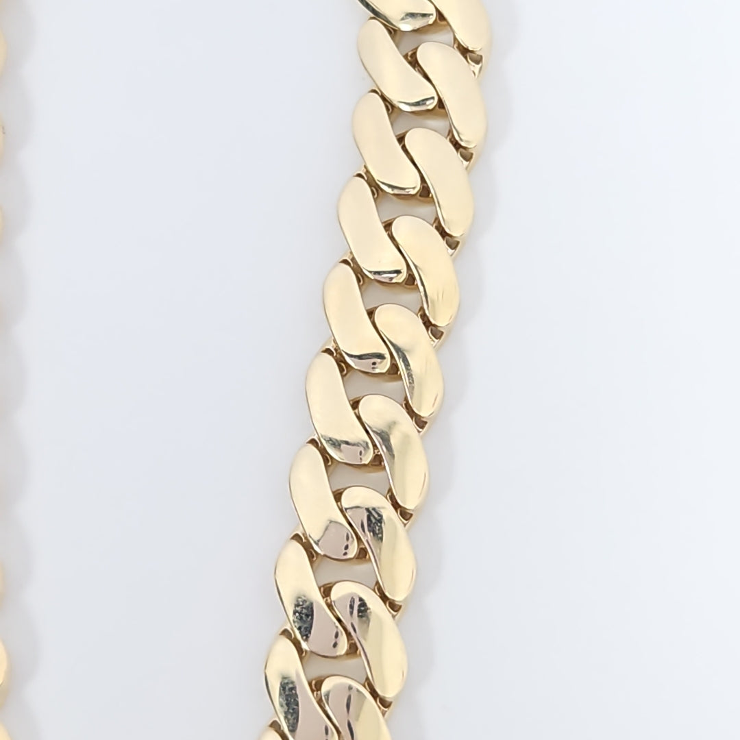 PULSERAS CABALLERO ORO 14K 20.5 (NUEVO)