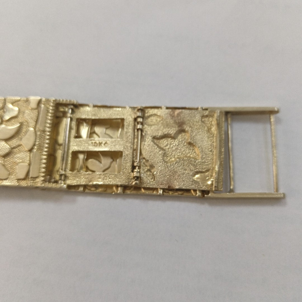 RELOJ CAJA ACERO PULSO ORO ORO 10 K 49,40 GRMS (SEMINUEVO)