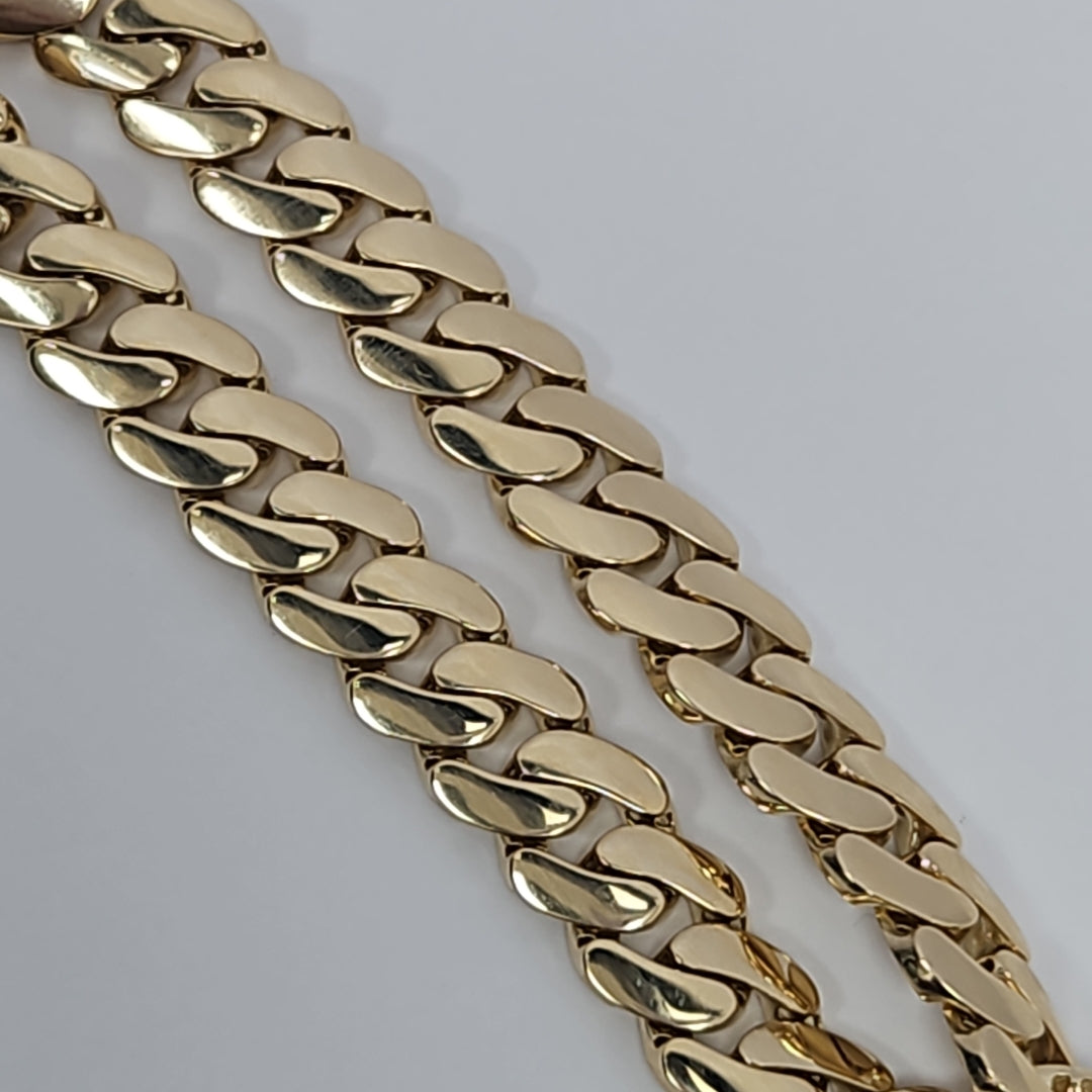 PULSERAS CABALLERO ORO 14K 19.7 (NUEVO)