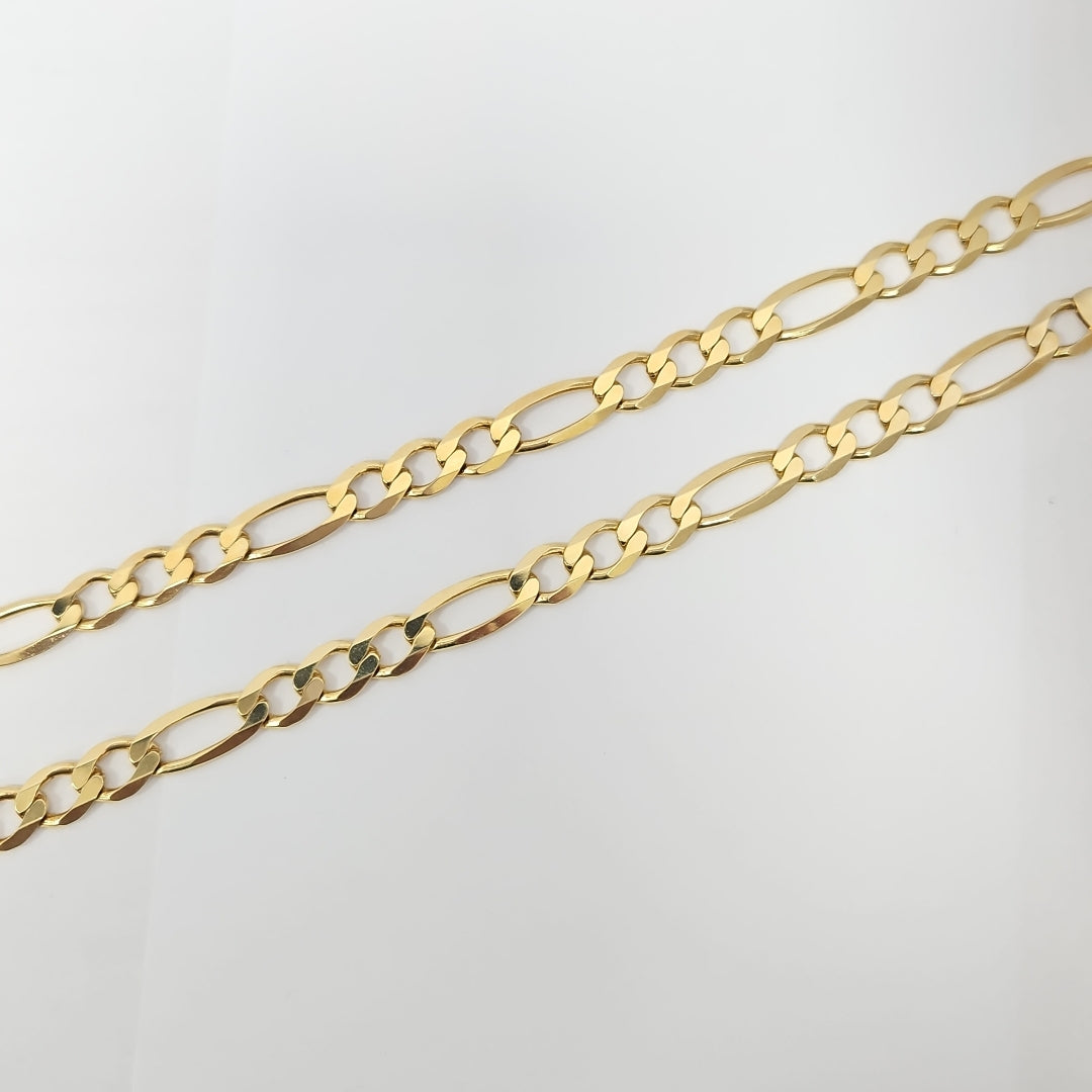 CADENAS CARTIER 3*1 AMARILLA ORO 14K 42.2 (NUEVO)